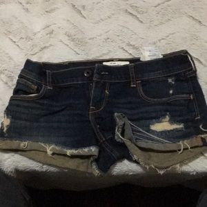 Jean shorts size 16 abercrombie kids
